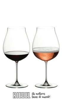 Conjunto 2 Taças Riedel Veritas New World Pinot Noir | Champagne Rosé