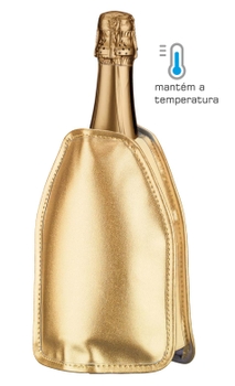 Cooler Térmico Boccati para vinhos e espumantes (dourado)